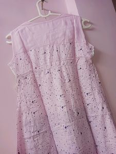 Light Pink And Blue Top For Girls