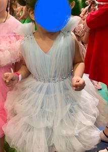 Blue Tulle Party Dress Size 20