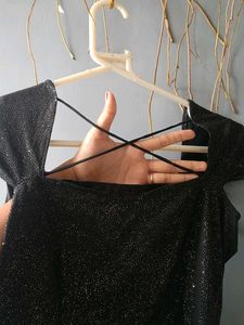 Sparkly Black Top