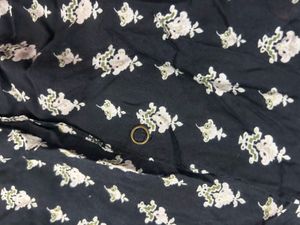 Black Patterned Romper