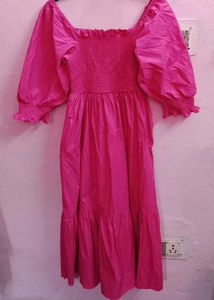 ZARA Women&#39;s Hot Pink Dress