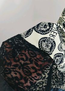 Black Net End Dress
