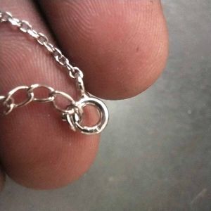 925 Sterling Silver Heart&amp;Infinity Knot Mangalsutr