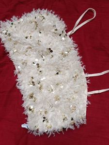 Shein Y2k Sparkling Sequin Crop Top