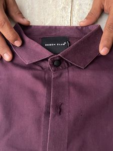 Burgundy Casual Shirt