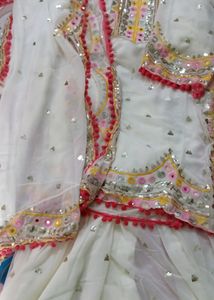 Sara Ali Khan White Sharara Set