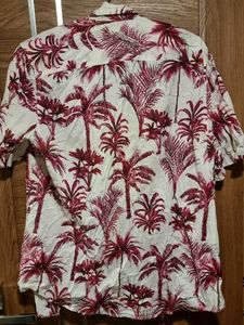 H&amp;M Palm Print Shirt