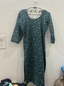 Floral Print Kurta