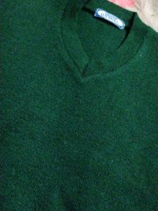 Oswal Dark Green Full Sleeves Sweater