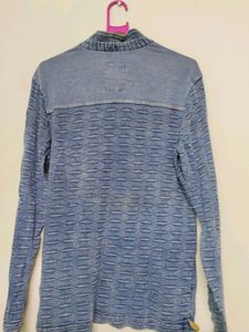 Mens Full Sleeve Collar Tshirt