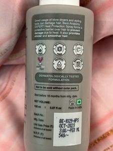 Heat Protection Spray For All Hair Types