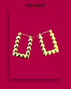 Golden Hoop Earrings