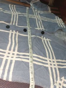 🇰🇷 Oversized Winter Plaid Cardigan Sweater