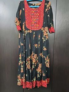 Floral Print Kurta