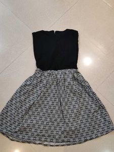 Patterned Fit &amp; Flare Dress
