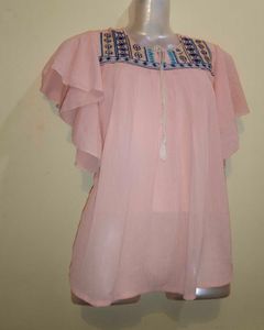 Boho Embroidered Top