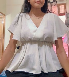 White Shiffon Top