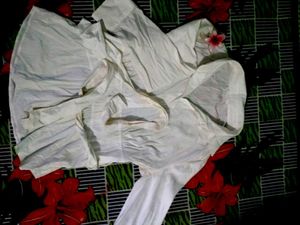White Ruffle Blouse