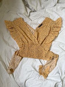 Shein Pretty Polka Top
