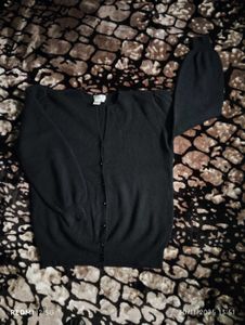 Vintage Button-up Ribbed Cardigan