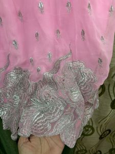 Pink Embroidered Kurta