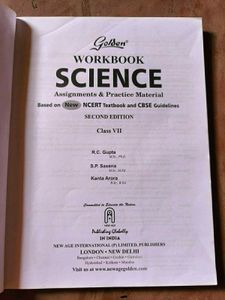 Workbook Science For CBSE Class 7
