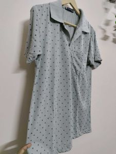 Grey Printed Tshirt