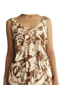 Floral Print Sleeveless Top