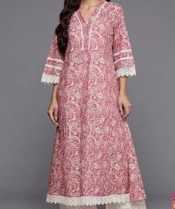 Elegant Printed Kurta Dress