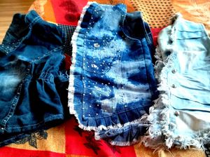 Cute Denim Outfit Set