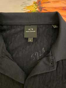 Armani Exchange Navy Polo - Size Small