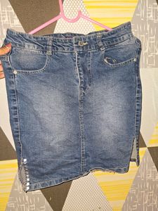 New Denim Skirt Woth Embellishments 28