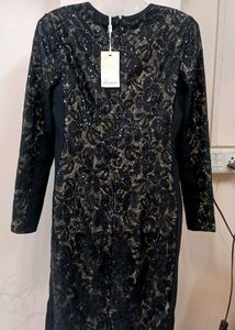 Cocktail Lace Sequence Bodycon