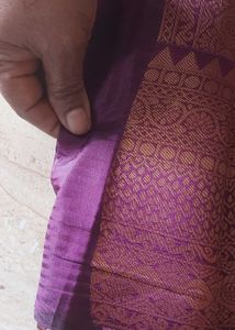 Purple Olive  Saree