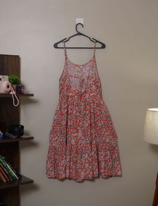 Red Floral Sundress