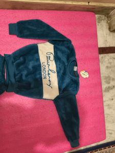 Burberry Kids Blue Fleece Set