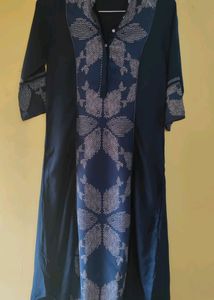 Body Fit Navy Blue Kurti