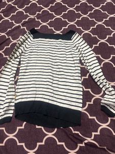 Striped Long Sleeve Top