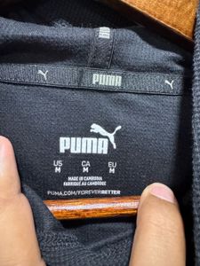Puma Captivate Full Sleeves Black Hoodie