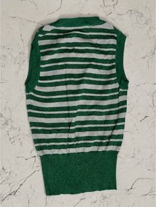 Striped Sleeveless Top