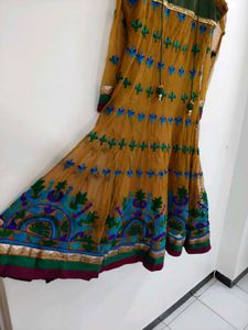 Embroidered Anarkali Dress No Return