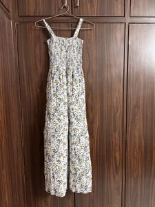 Floral Smocked Jumpsuit