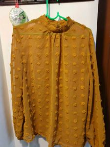 Mustard Pom Top
