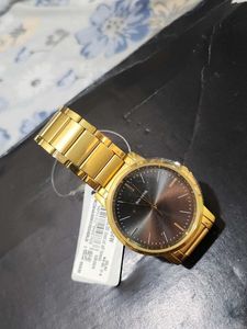 Sonata Gold Watch