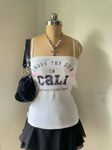 White Cami Top🌼