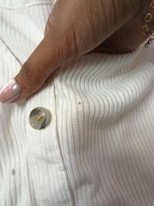 White Button-Down Top