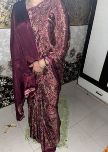 Crepe saree