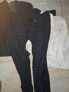 Men's Plaid Suit Set  size 46