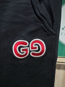 GUCCI Orgasmique Black Unisex GG Logo Jogger