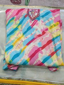Colorful Embroidered Kurta